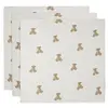 Jollein Lange gaze de Coton Small 70x70cm Teddy Bear (3pcs) - Beige