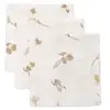 Jollein Lot de 3 mini langes en gaze de coton Riverside (31 x 31 cm)