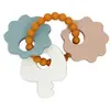 jollein Porte-clés anneau de dentition en silicone - Lovely Birds