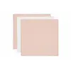Jollein Lot de 3 langes en coton Twinkling Wild Rose (70 x 70 cm)