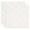 Jollein 535-851-67090 Jungle Jambo Lot de 3 bavoirs en mousseline 70 x 70 cm