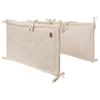 Jollein Tour de lit Cosy Knit Oatmeal (pour lits 60 x 120 ou 70 x 140 cm)