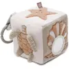 Jollein- Cube de motricité, 119-001-68029, Vert Olive, Nougat, Biscuit