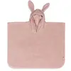 jollein Poncho de bain en éponge Wild Rose