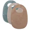 jollein jollein Bavoir en éponge pack de 3 Sea Green /Nougat/Biscuit