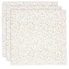 Jollein Lot de 3 langes en coton Bloomy (70 x 70 cm)