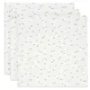 Jollein Lot de 3 langes en coton On the Go (70 x 70 cm)