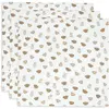 Jollein Lot de 3 langes en coton Miffy and Friends (70 x 70 cm)