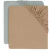 Lot de 2 Drap-housse Jersey VERT Jollein