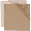 Lot de 2 Drap-housse Jersey ROSE Jollein