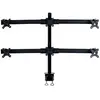 Support de bureau - NewStar - FPMA-D700D6 - 6 écrans LCD - Noir - 19"-27"