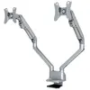 NewStar Soporte Doble Brazo para Monitor 10"/32" VESA 100x100mm Máx 8Kg Plateado
