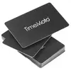 TimeMoto TM-100 Lot de 25 cartes de suivi du temps Noir 85 x 54 mm