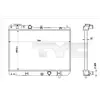 Radiateur, refroidissement du moteur 720-0001-R TYC 7200001R