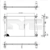 Radiateur, refroidissement du moteur 710-0031 TYC 7100031