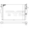 Radiateur, refroidissement du moteur 715-0001-R TYC 7150001R