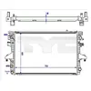 TYC Radiateur moteur pour VOLKSWAGEN: Transporter (Ref: 737-0061-R)
