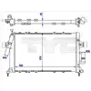 Radiateur, refroidissement du moteur 725-0039-R TYC 7250039R