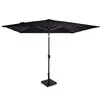 VONROC Parasol Rosolina Anthracite/noir 280x280cm   Premium Haute qual...