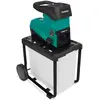 VONROC Broyeur de végétaux 2800W Moteur à induction silencieux Bro...