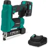 VONROC Agrafeuse-cloueuse 20V - Batterie 4.0Ah et chargeur inclus