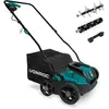 Scarificateur / Aérateur VONROC - 1300W - Bac à herbe 35L - Vert