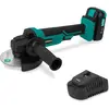 VONROC Meuleuse d'angle sans fil - Ø125 mm | Avec batterie 2,0 Ah et c...