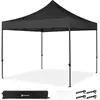 VONROC Tente de réception - 3x3 m - Tente de réception Premium Easy-Up | Noir