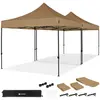 VONROC Tente de réception Premium Easy-Up   6x3 m Ensemble incl. 2x te...