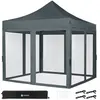 VONROC Tente de réception - 3x3 m - Premium Easy-Up Tente de réception...