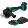 VONROC Meuleuse d'angle sans fil - Ø125 mm | Avec 2 batteries 2,0 Ah e...