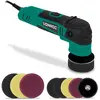 VONROC Set Polisseuse double action 400W Ø50 & Ø75MM - 2 supports de ...