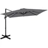 Vonroc - Parasol cantilever Pisogne 300x300cm - Premium parasol Gris