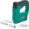 VONROC Agrafeuse électrique 4V sans fil | 900 agrafes et 300 clous incl.