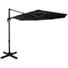 VONROC Parasol déporté rond 3 mètres de diamètre Voile protection sol...