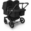 Bugaboo Donkey 5 Twin Poussette Jumeaux -  Habillages Midnight Black