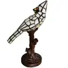 Lumilamp Clayre&Eef Lampe à poser 5LL-6102N Oiseau, crème Tiffany
