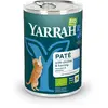 Yarrah - Aliment Humide en Boîte pour Chat au Poisson Bio - 12 x 400 g