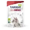 14x85g Yarrah Bio Filets en sauce boeuf - Pâtée pour chat