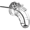 Cage de chasteté 6,5cm avec plug d'urètre - ManCage 15