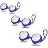 Chrystalino Boules de Geisha Ben Wa en Verre Blanc