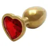 Ouch! Plug Anal Bijou Coeur Rouge S