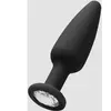 Shots - Ouch! Kegelvormige Diamanten Butt Plug black