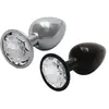 Ouch! Plug anal Métal Bijou Roung Gem S Noir