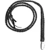 Ouch! Fouet Long en Cuir Tressé Twisted Whip