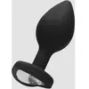 Ouch! Plug Anal Large Diamond Heart Noir