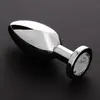 Plug bijou anal BUTTY L 9 x 3.8cm Transparent 