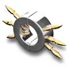 Triune Anneau Cockring Métallique Ball With Spikes