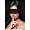 Masque en dentelle de Ouch! (Couleur : NOIR)