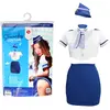 S-Line Costume sexy d'Hôtesse de l'air STEWARDNESS S/M